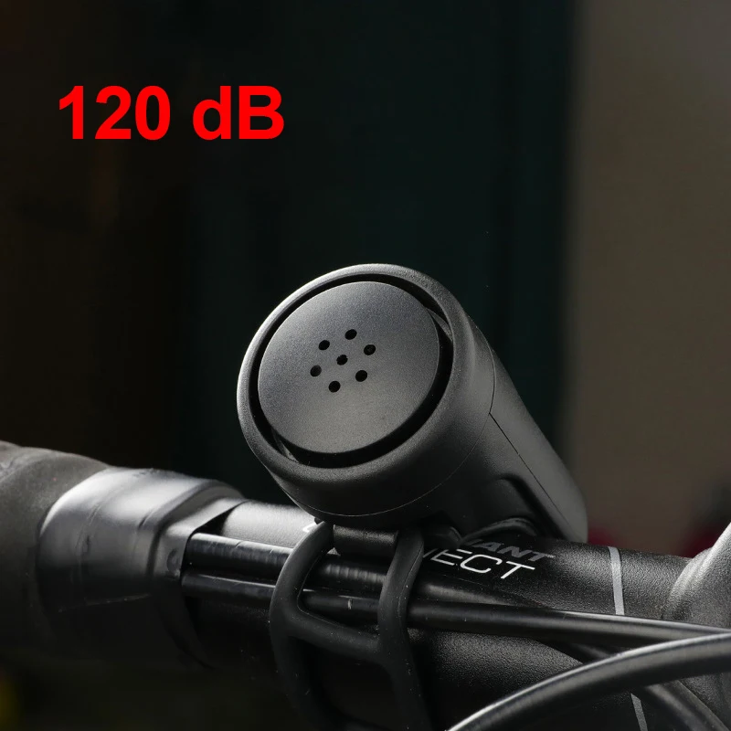 1/2DB Elektronikus Kürt Biztonsági USB Újratölthető Riasztó Horn Kerékpározás Kormány vészharangot Újratölthető Lovaglás