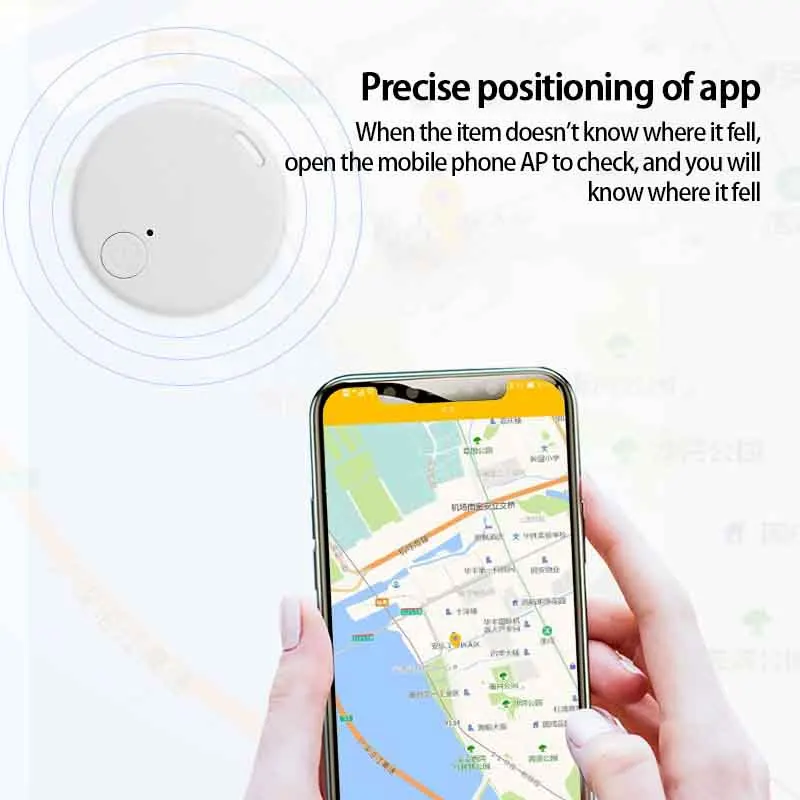 1/2DB Mini GPS Nyomkövető Bluetooth Anti-Elveszett Készülék Pet Gyerekek Táska, Pénztárca Nyomkövető IOS/ Android Okos Kereső Kereső
