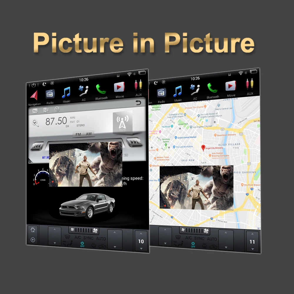 Android 11 Autós GPS Navigáció Tesla Stílus A TOYOTA PRADO/LC150/PRADO 150 2014-2017 Auto Rádió Sztereó Multimédia Lejátszó