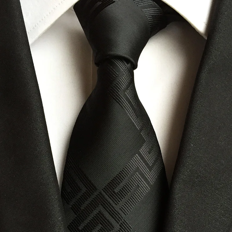 HOOYI Férfi Nyakát Nyakkendőt a Férfiak Fél Nyakkendő Minta Üzleti Nyakkendő Esküvői Ajándék 8cm Nyakkendő